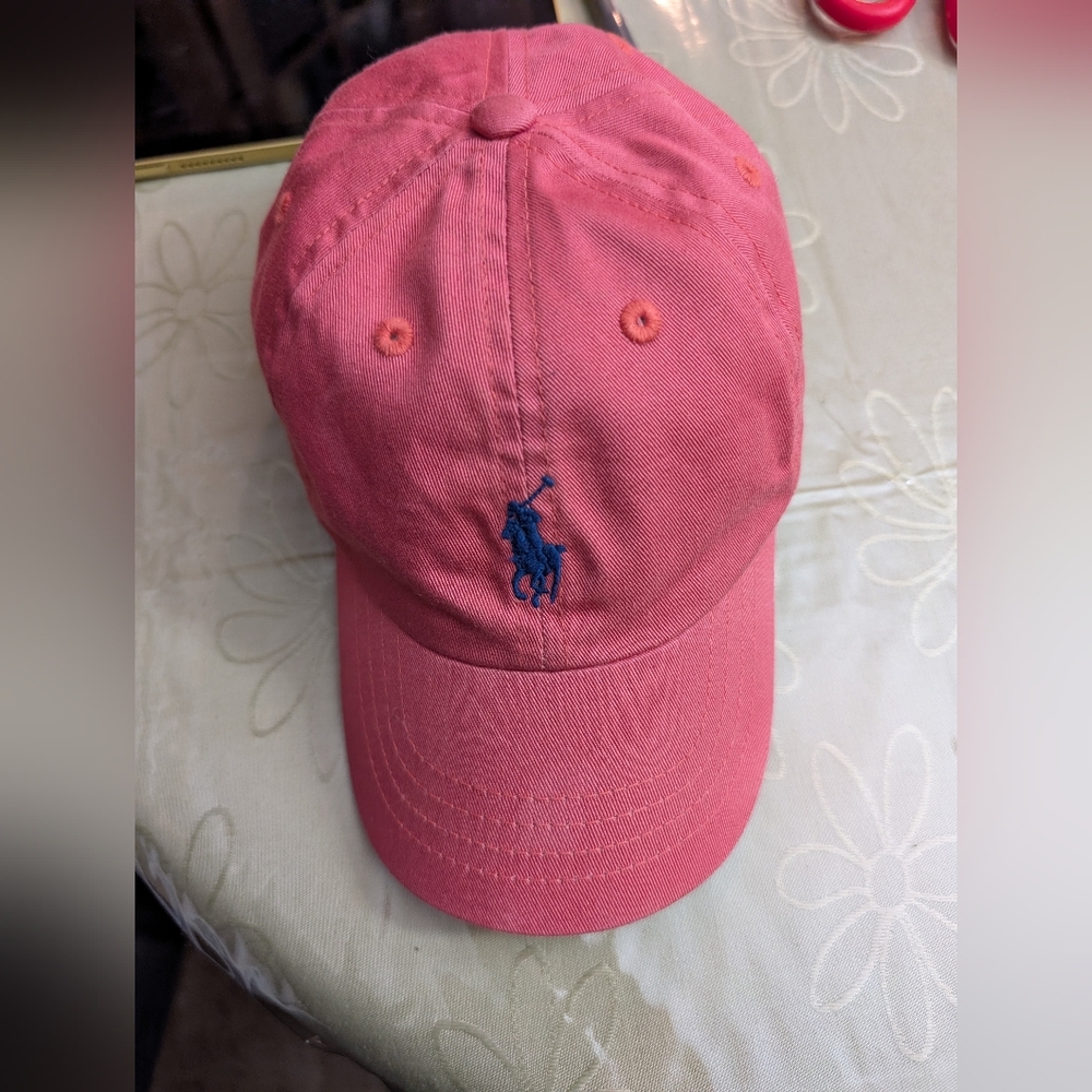 Ralph Lauren Kids Pink Baseball Cap